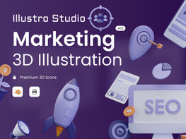 Marketing 3D Illustration preview picture