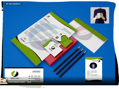 New Branding Stationery Design Mockup