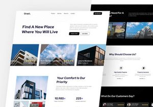 Grast - Property Rental Landing Page