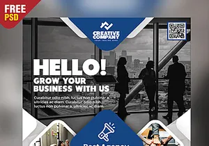 Creative Business Flyer Design PSD