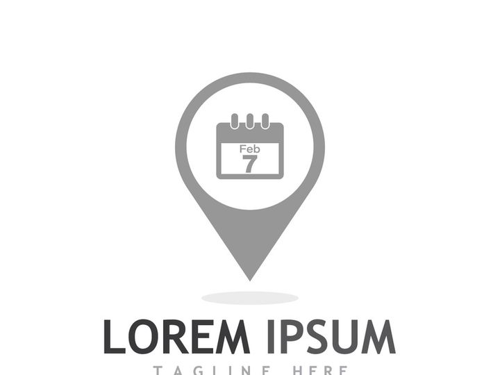 Calendar logo design.