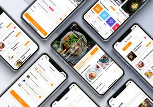 Food Delivery mobile app UI Kit
