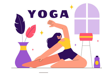 9 Yoga and Meditation Practices Illustration