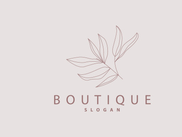 Leaf Line Logo, Beautiful Hand Drawn Design preview picture