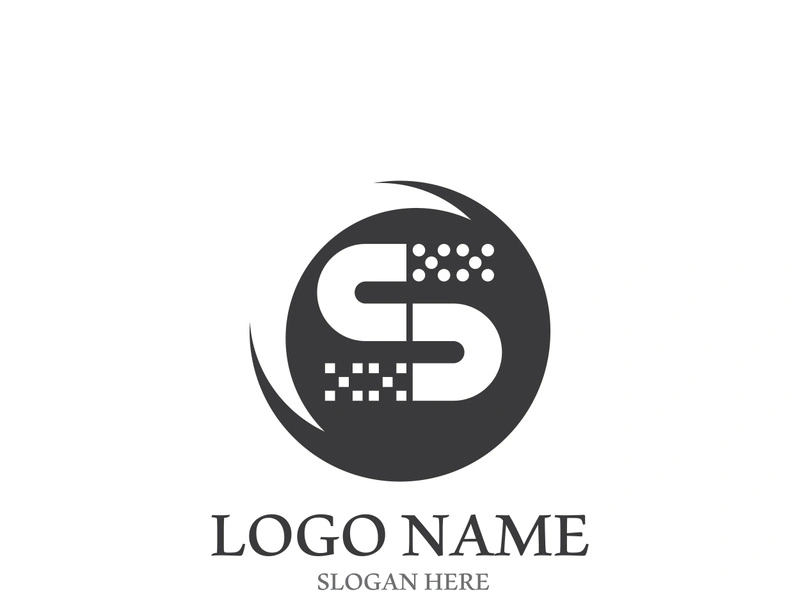 Business corporate S letter logo design vector