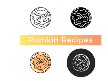 Pumpkin risotto icon preview picture