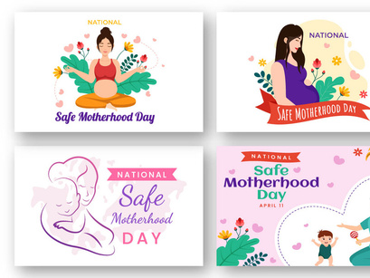 12 National Safe Motherhood Day Illustration