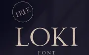 Loki – Free Sans Serif Script Font 