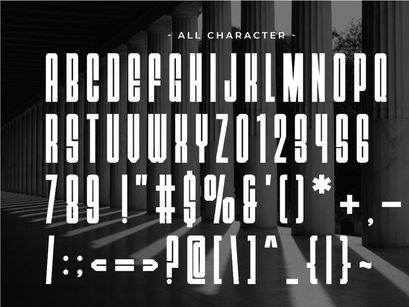 Pillar - Condensed Sans Serif Font