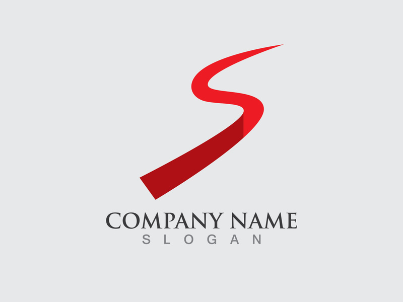 S letter logo initial company name