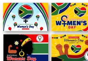 12 Women's Day in South Africa Illustration