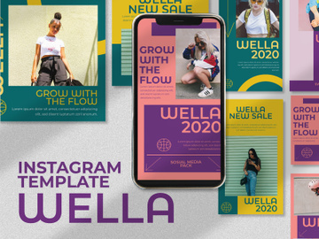 Wella Instagram Template preview picture