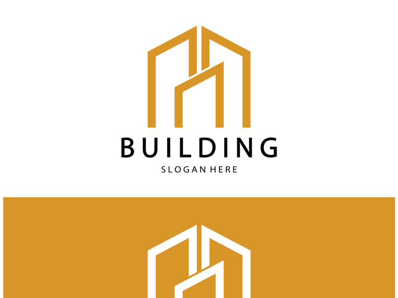 Building logo vector illustration design,Real Estate logo template, Logo symbol icon