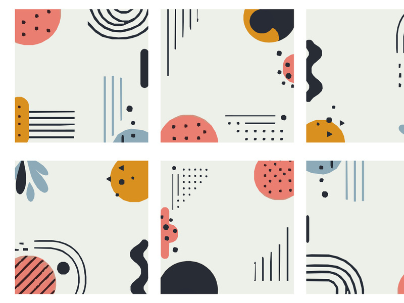 square background vibrant colors