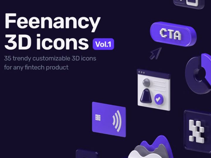 Feenancy Free 3D Icons