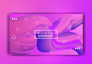 Modern Abstract Fluid Background Template