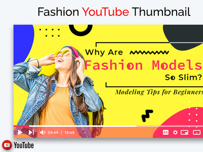 Fashion YouTube Thumbnails