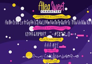 Allea Sweet Display Handwritte