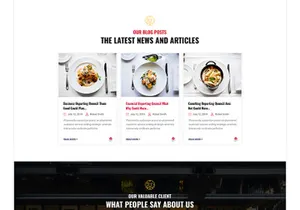 Restaurant PSD Template