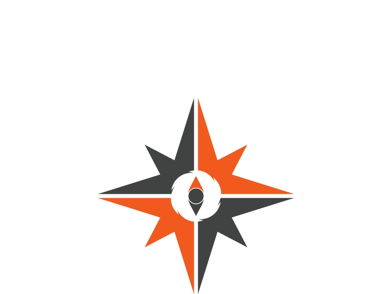 Compass logo template vector icon illustration design