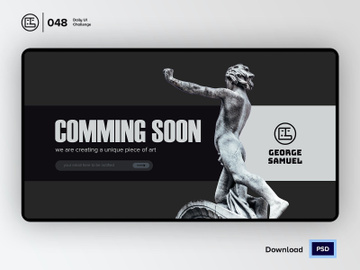 Coming Soon | Daily UI challenge - 048/100 preview picture