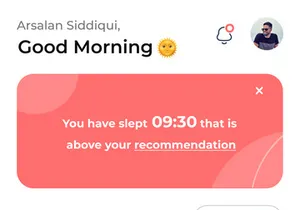 Sleep Tracker App Design