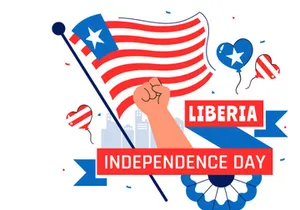 10 Liberia Independence Day Illustration