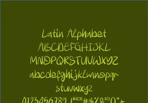 ALOJHA – Modern Casual Handwritten Font - (OTF)
