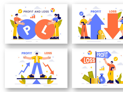 9 Business Profit and Loss Illustration