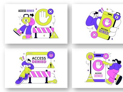 10 Access Denied Illustration
