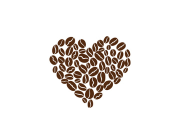 Coffee bean icon illustration preview picture