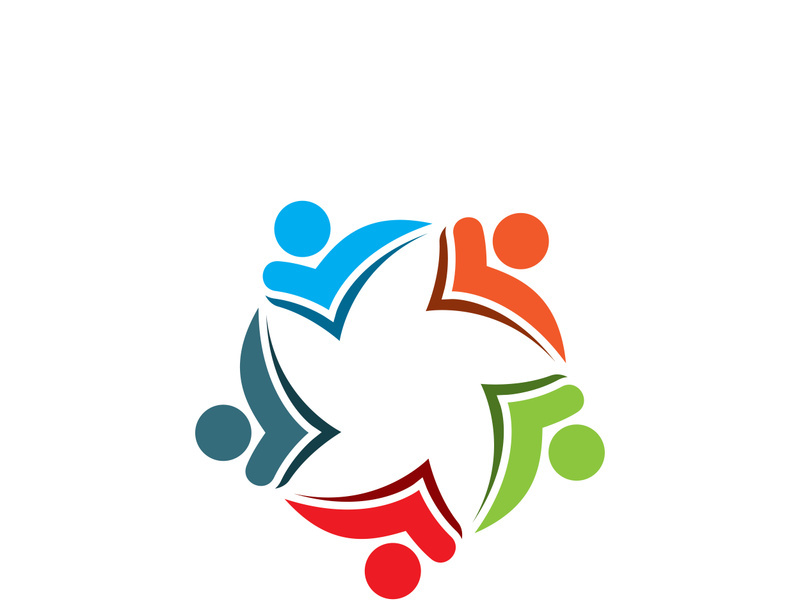 People icon work group vector illustration design