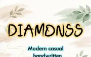 DIAMONSS – Modern Casual Handwritten Font