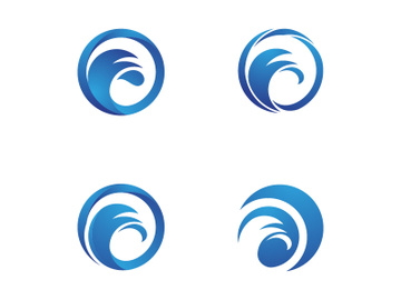 Water wave vector icon illustration design preview picture