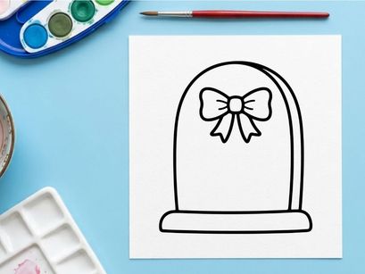 Cinta elegante para regalo en marco de foto vacío para decoración navideña. Acento minimalista en cinta blanca para ambientación hogareña estacional y exhibiciones de celebración.