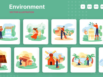 Environment Illustrations preview picture