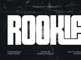 Gambar pratinjau Rookie - Huruf Sans Serif Tebal