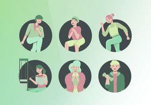 EnergizeFit - Fitness Character Illustration