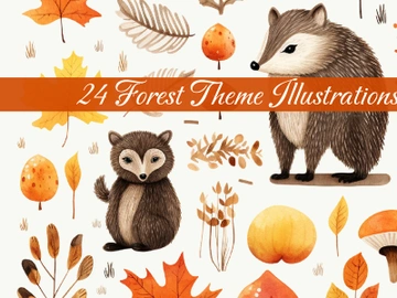 Creative Forest Theme Illustration Ai Image preview picture