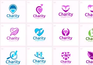 85 Charity Logo Bundle