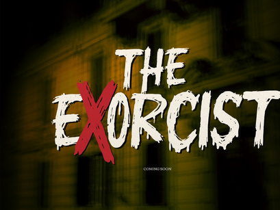 Last One Out | Display Horror Font