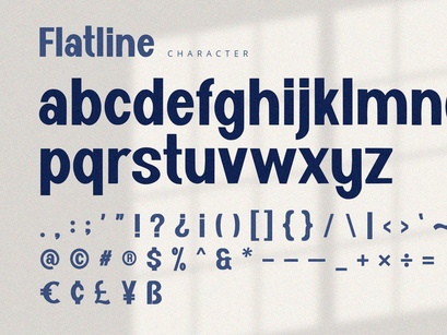 Flatline - Display Sans