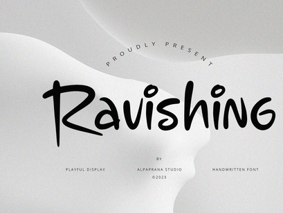 Ravishing - Display Font