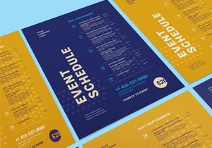 Schedule Event Poster Vol.3