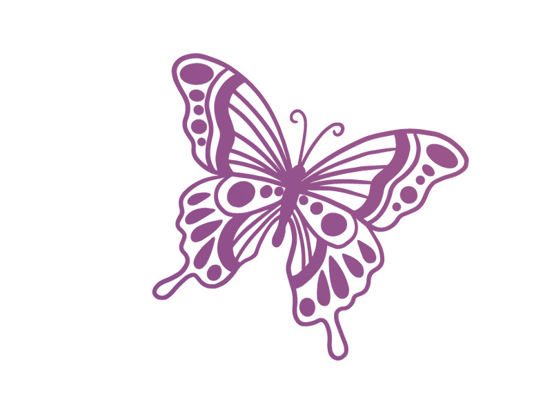 Butterfly, SVG Vector Illustration