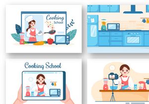 11 Cooking School Illustration