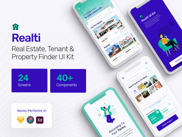 Realti - Real Estate, Property Finder and Tenants App Kit preview picture