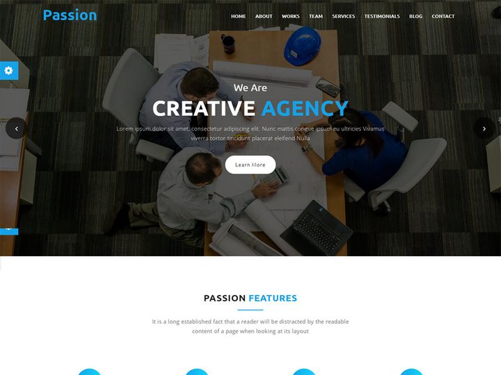 Passion Material Design Agency HTML5 Template