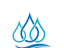 Water drop logo icon illustration template design