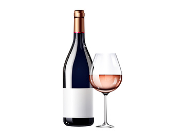Red wine realistic product vector design preview picture